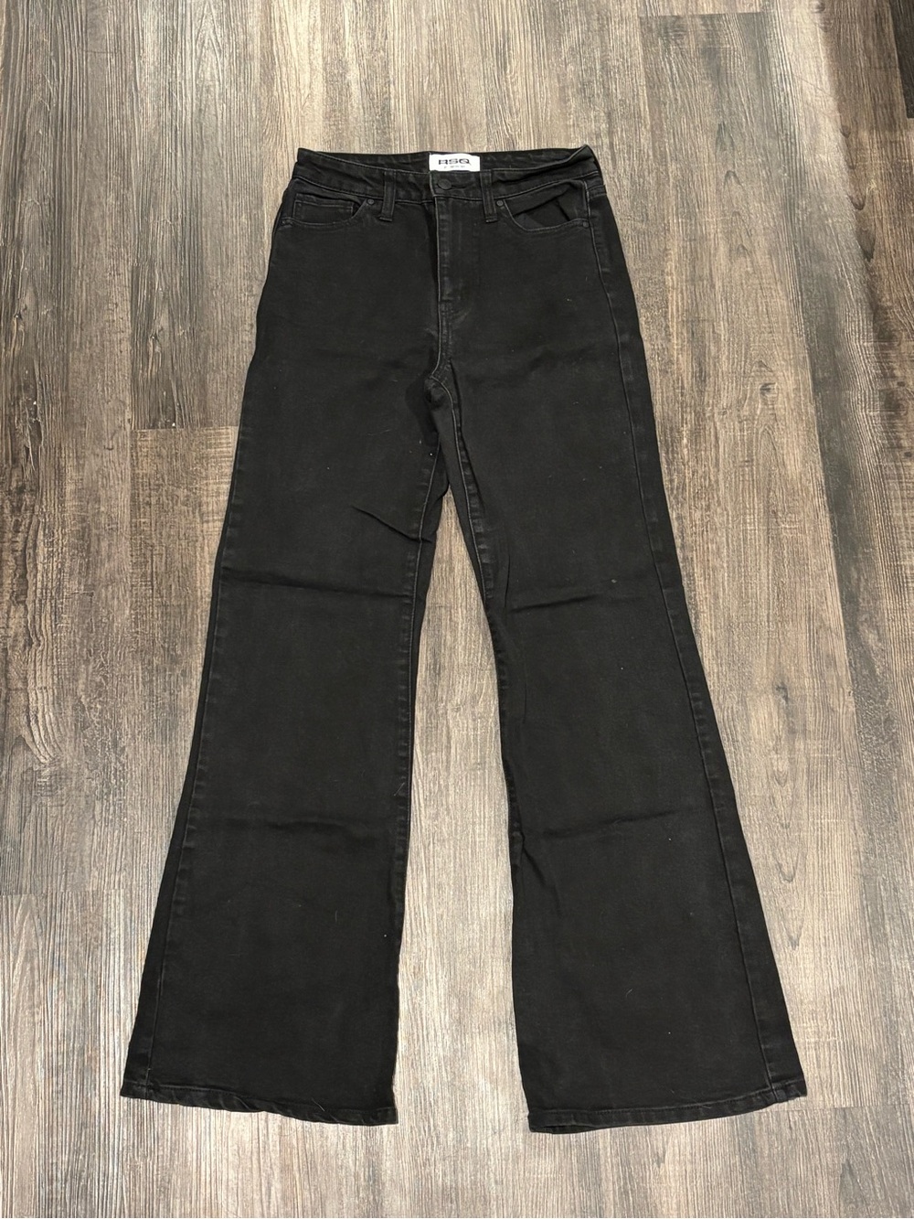 RSQ Black Wide Leg Flare Jeans